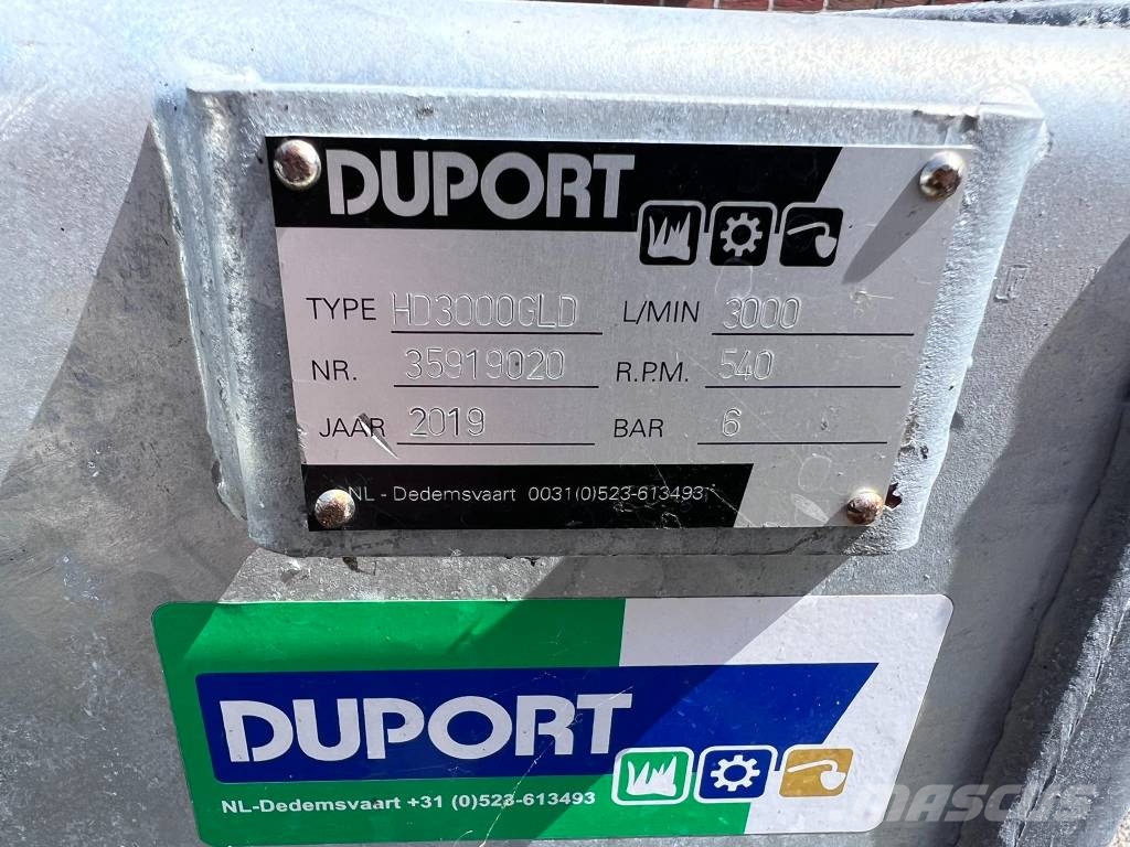 Duport GLD3000 Kalová čerpadla a míchadla
