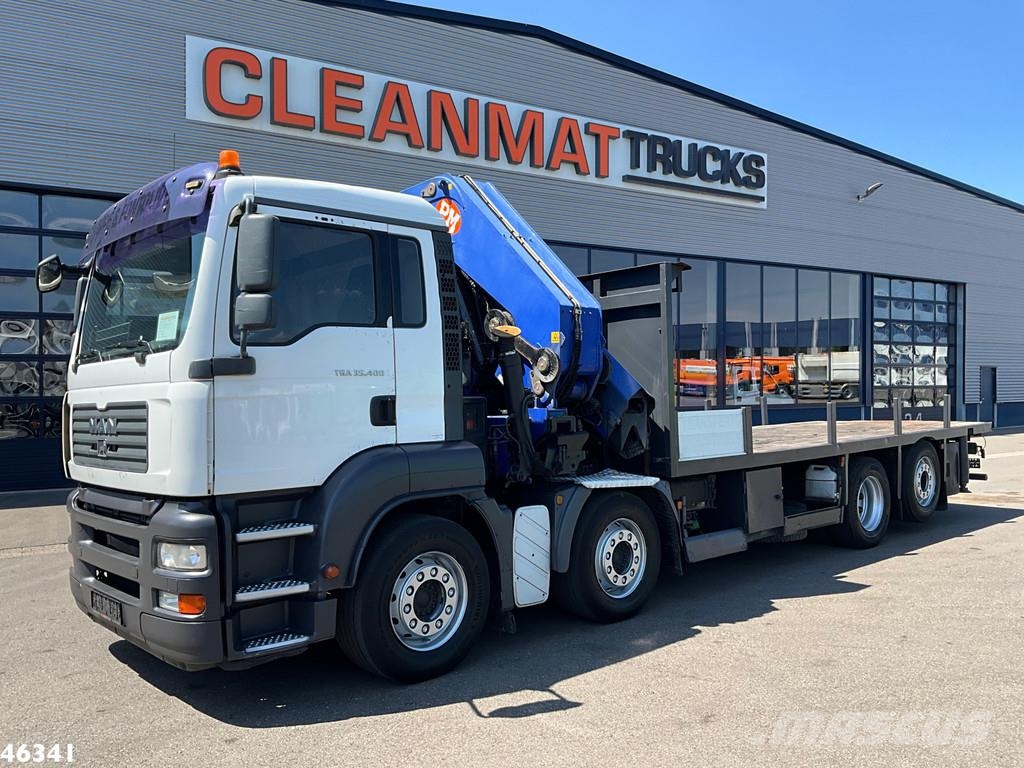 MAN TGA 35.400 8x2 PM 63 Tonmeter laadkraan All terrain cranes