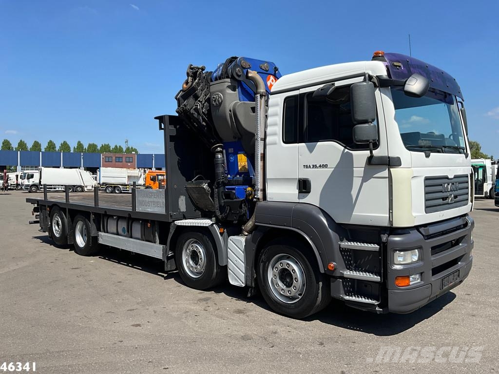 MAN TGA 35.400 8x2 PM 63 Tonmeter laadkraan All terrain cranes