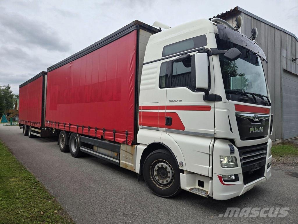 MAN TGX 26.460 6X2 + 2012 HFR TRAILER Caminhões com cortinas laterais