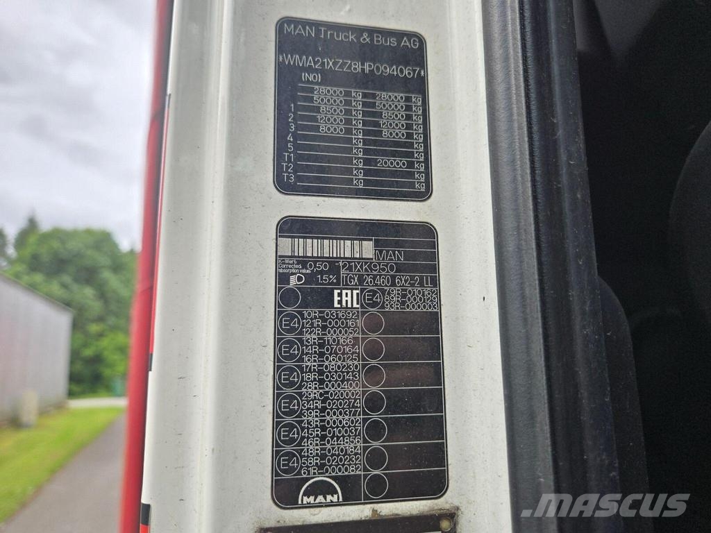 MAN TGX 26.460 6X2 + 2012 HFR TRAILER Caminhões com cortinas laterais