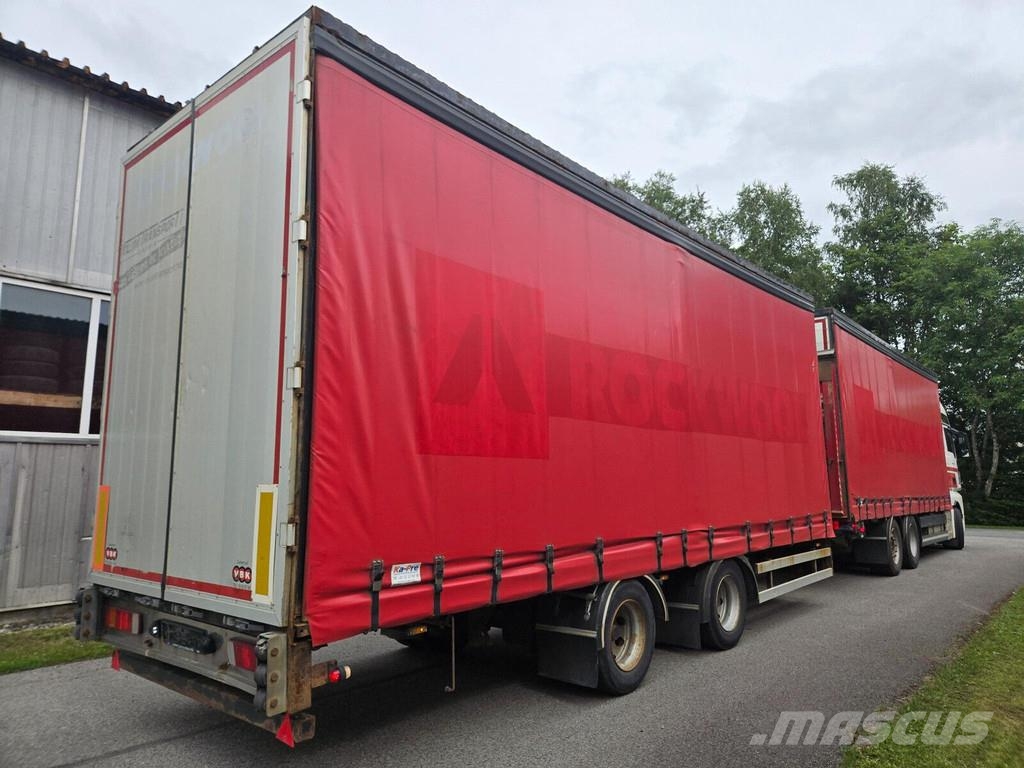 MAN TGX 26.460 6X2 + 2012 HFR TRAILER Caminhões com cortinas laterais