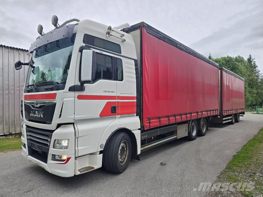 MAN TGX 26.460 6X2 + 2012 HFR TRAILER Caminhões com cortinas laterais