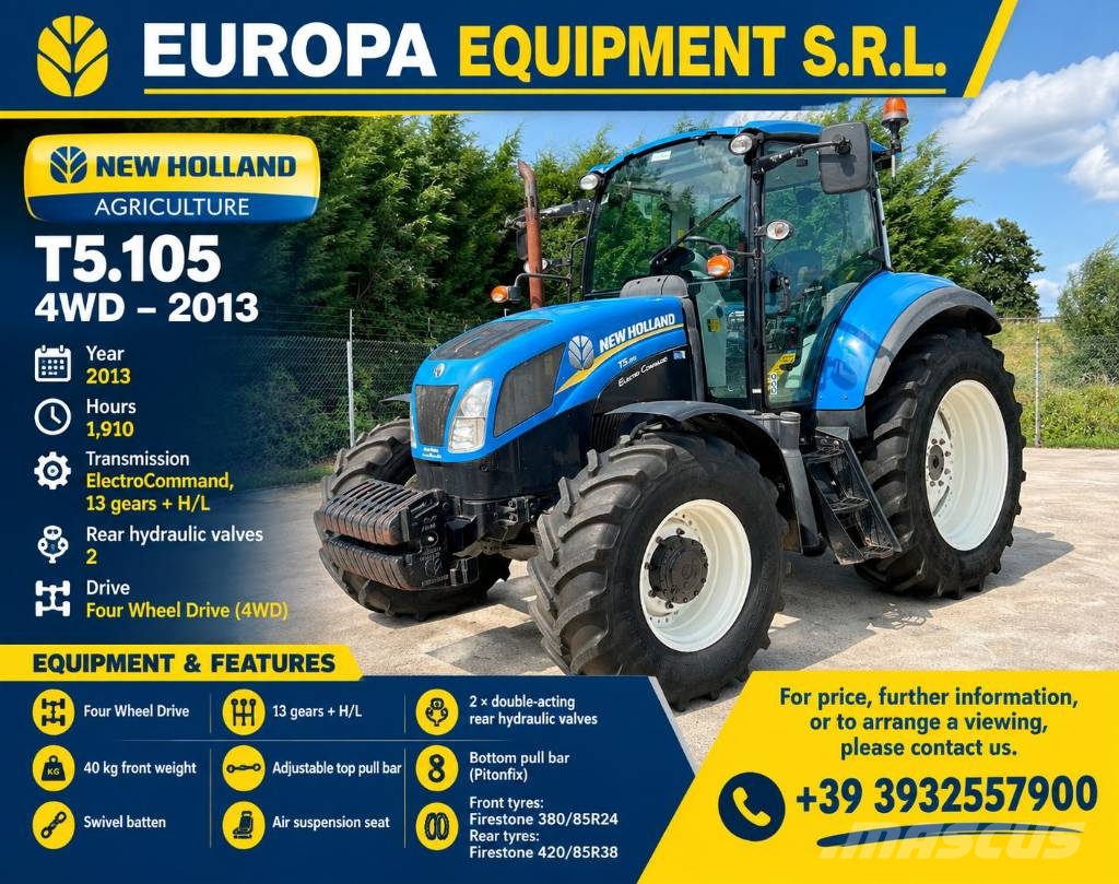 New Holland T5.105 Trattori