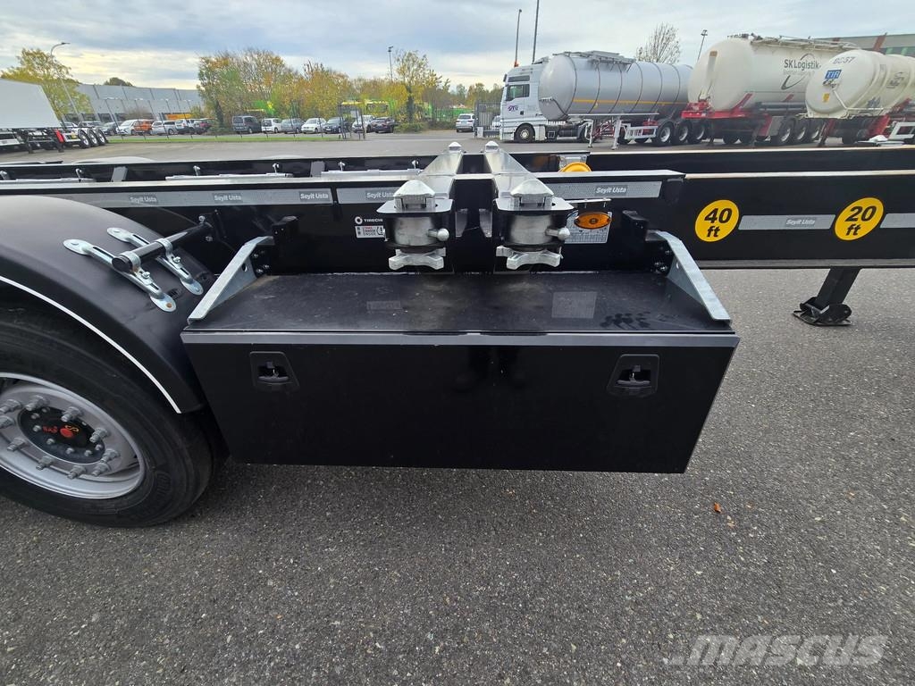  SEYIT USTA 40-45ft Gooseneck telescopic Kontejnerske polprikolice