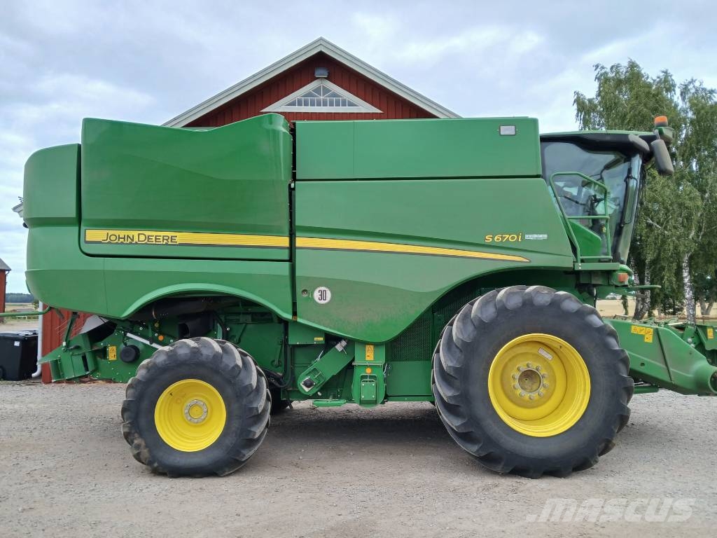 John Deere S 670 i حصادات