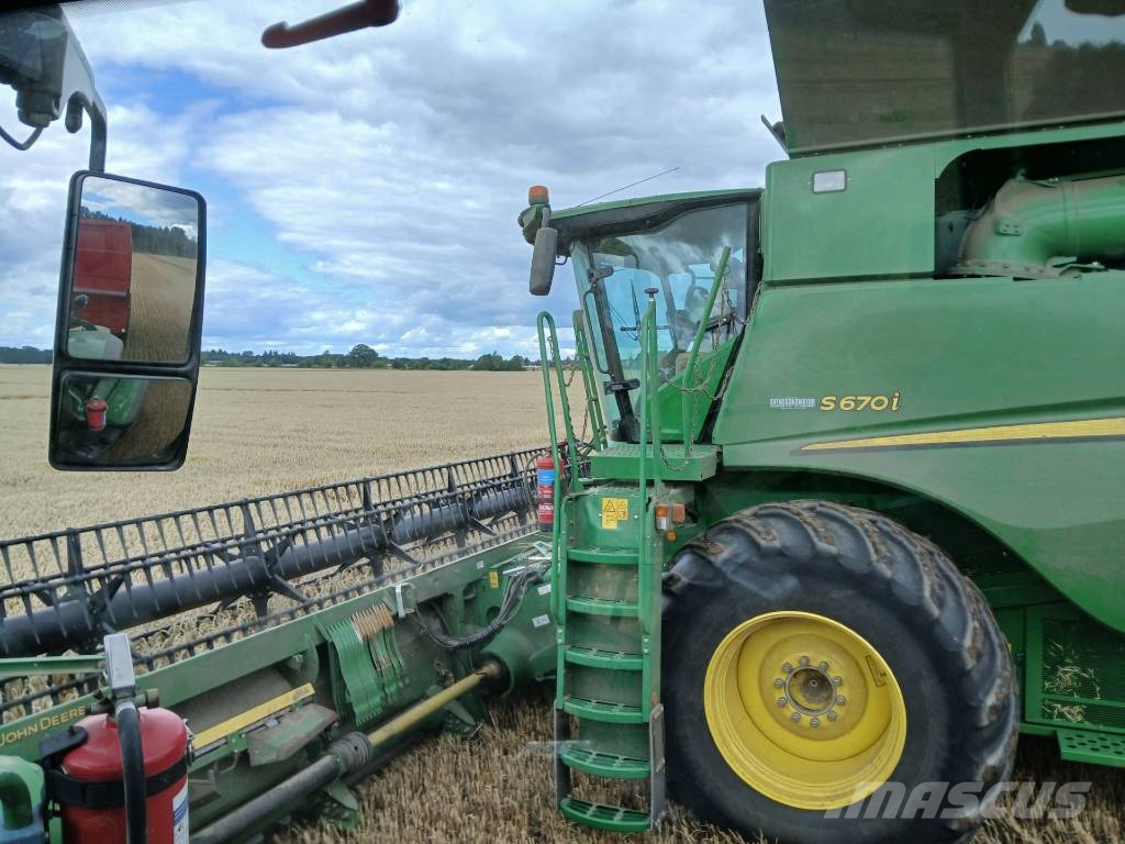 John Deere S 670 i حصادات