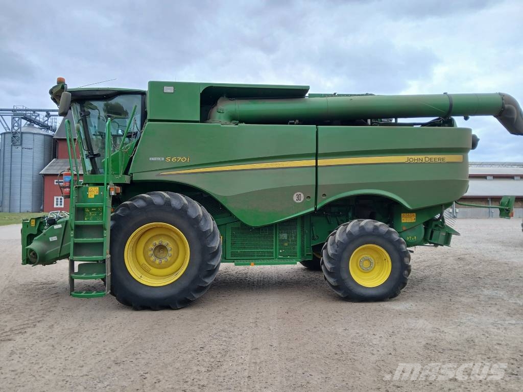 John Deere S 670 i حصادات
