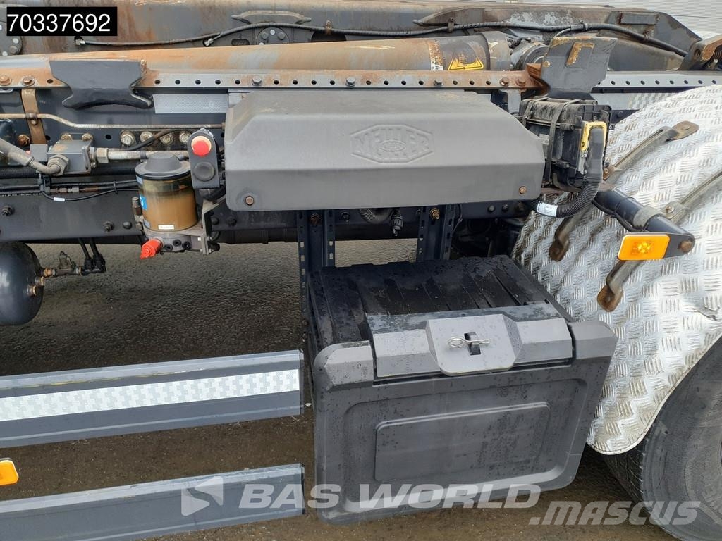 Volvo FM 460 6X2 Meiller RS26 67K containersystem Lift+s Treileri ar āķi