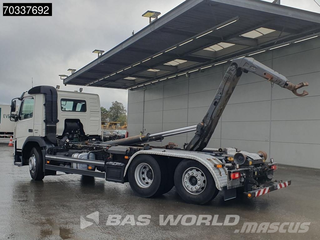 Volvo FM 460 6X2 Meiller RS26 67K containersystem Lift+s Treileri ar āķi