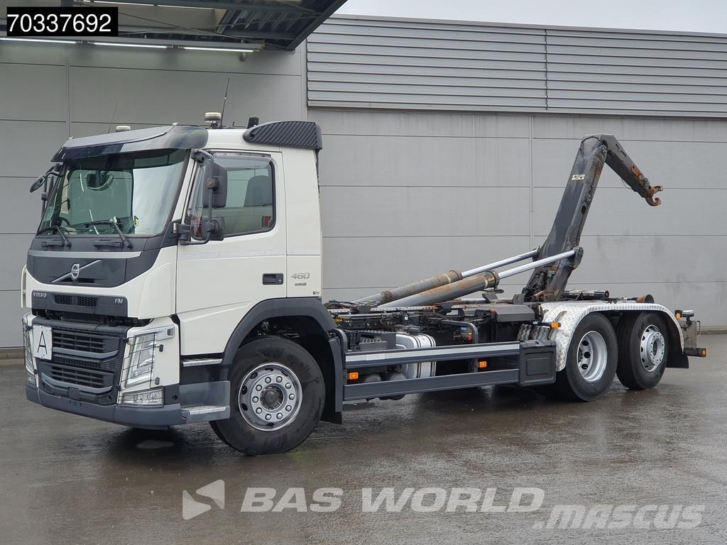 Volvo FM 460 6X2 Meiller RS26 67K containersystem Lift+s Treileri ar āķi