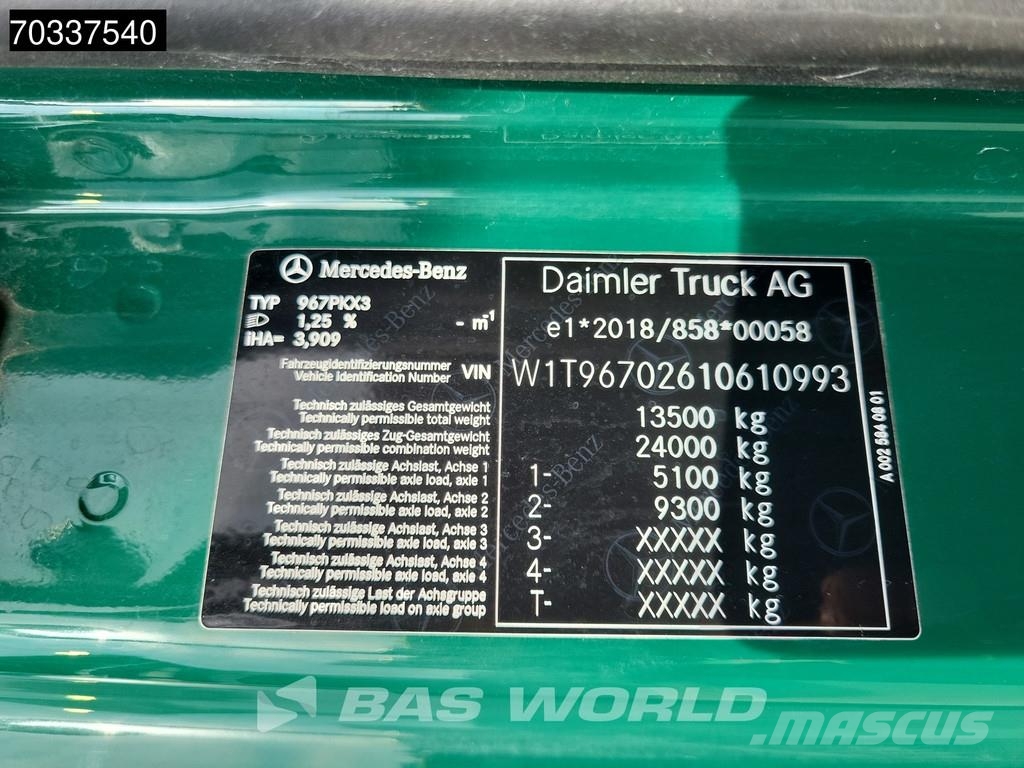 Mercedes-Benz Atego 1324 4X2 13t 6-Cylinder Euro 6 Automatic Tai Kofferaufbau