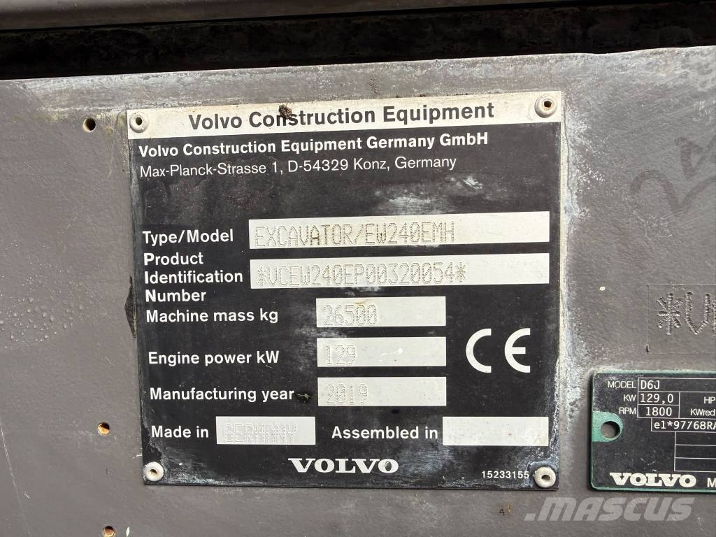Volvo EW 240 E Hjulgrävare