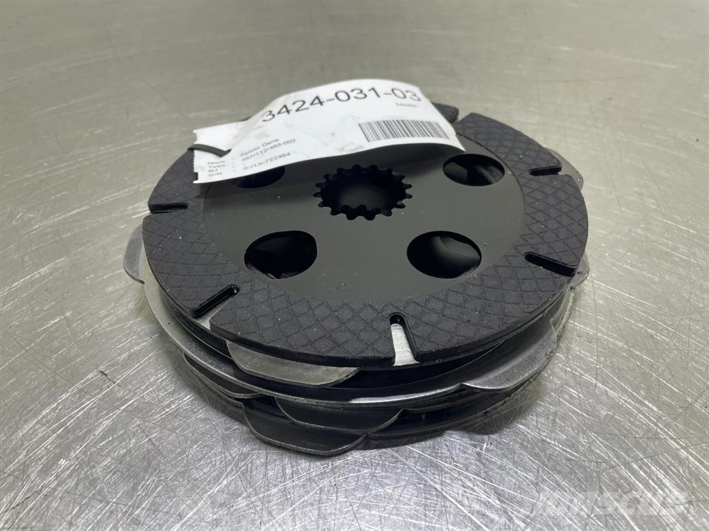 Weycor AR105E-Dana Spicer 357/112/463-Brake friction disc Brakes