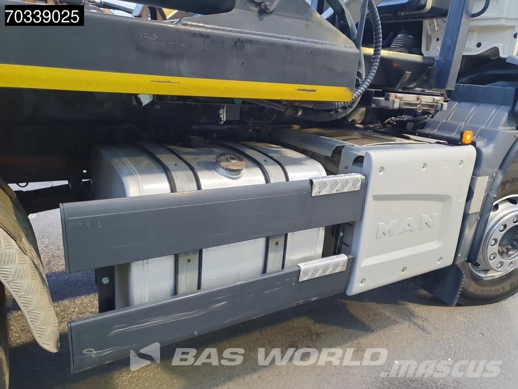 MAN TGS 26.460 6X4 Full Steel Big-Axle Hiab Skip Loade شاحنات لوادر
