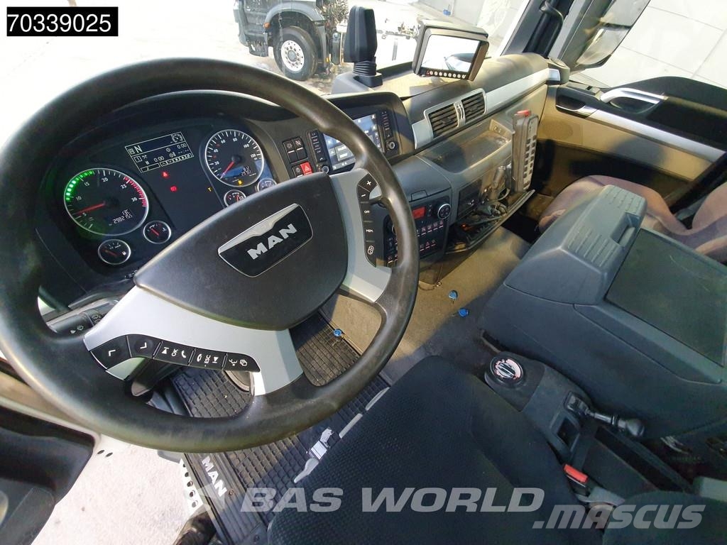 MAN TGS 26.460 6X4 Full Steel Big-Axle Hiab Skip Loade Kipplader