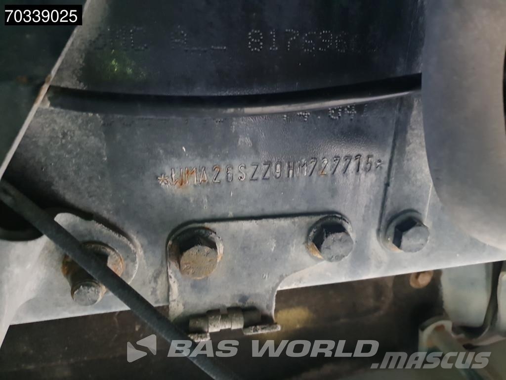 MAN TGS 26.460 6X4 Full Steel Big-Axle Hiab Skip Loade شاحنات لوادر