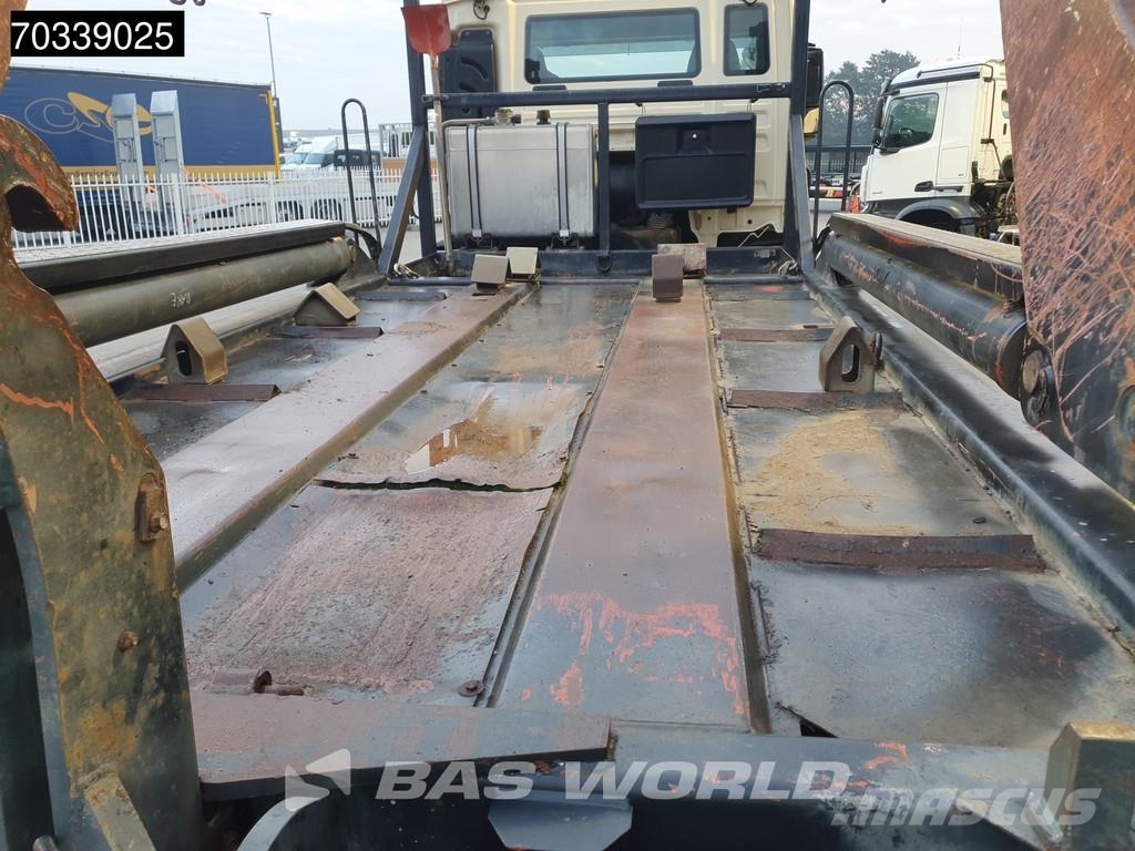 MAN TGS 26.460 6X4 Full Steel Big-Axle Hiab Skip Loade شاحنات لوادر