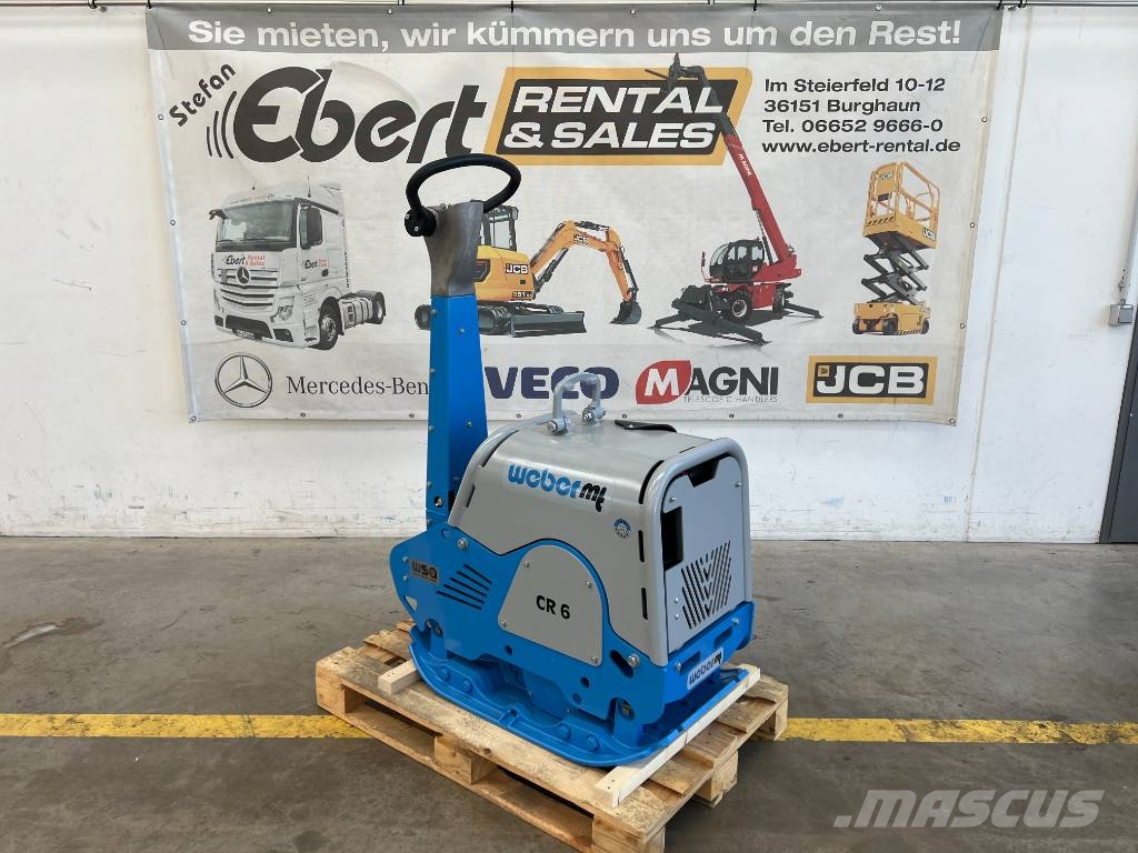 Weber CR 6 WSA Rüttelplatte / Hatz-Diesel / 428 kg / NEU Placas compactadoras