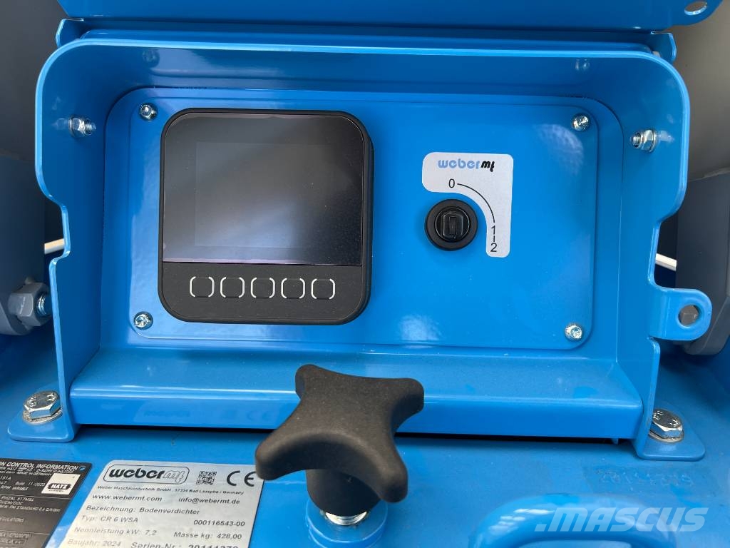 Weber CR 6 WSA Rüttelplatte / Hatz-Diesel / 428 kg / NEU Placas compactadoras