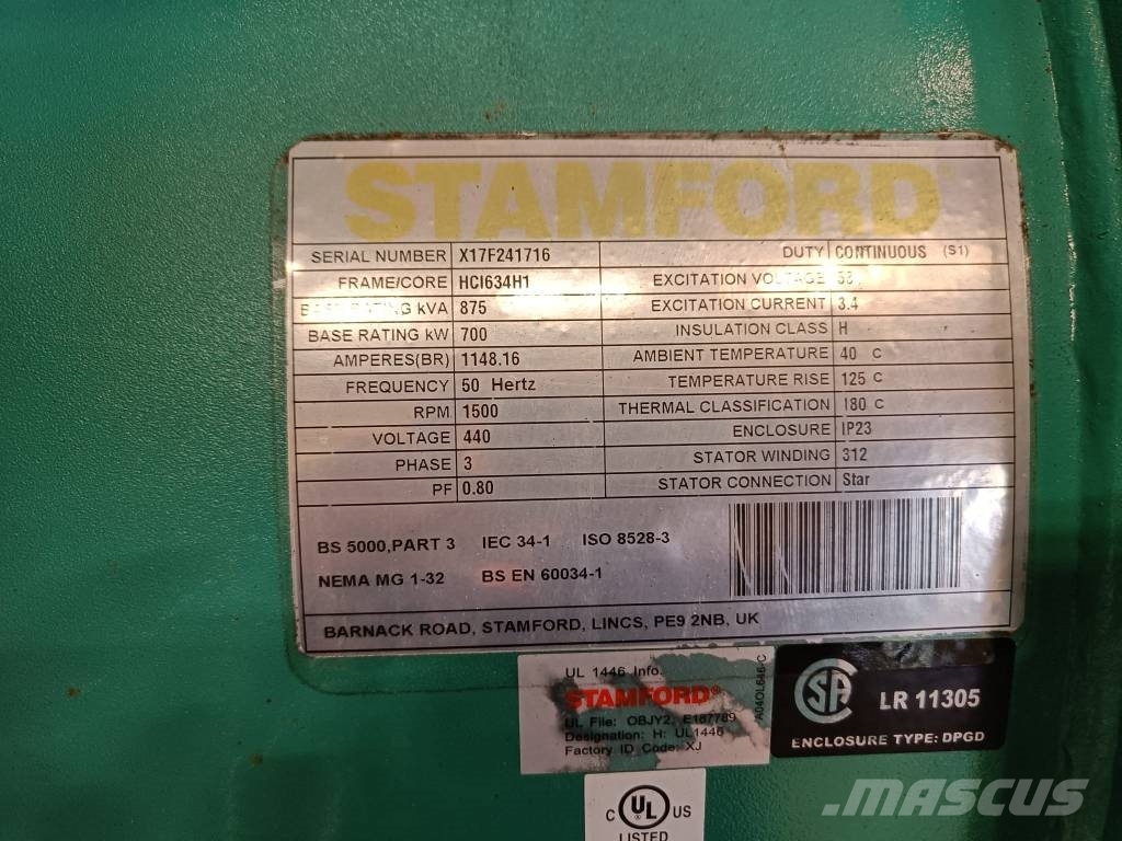 Cummins C900D5 ディーゼル発電機