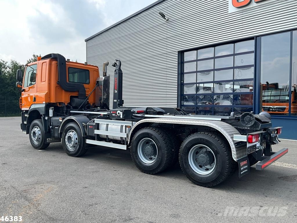 DAF FAD CF 460 8x4 Euro 6 Multilift 26 Ton haakarmsyst Camion con gancio di sollevamento