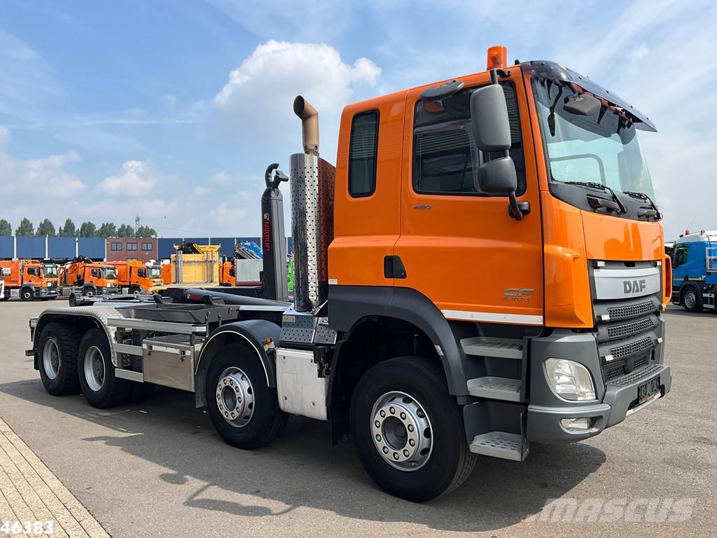 DAF FAD CF 460 8x4 Euro 6 Multilift 26 Ton haakarmsyst Camion con gancio di sollevamento