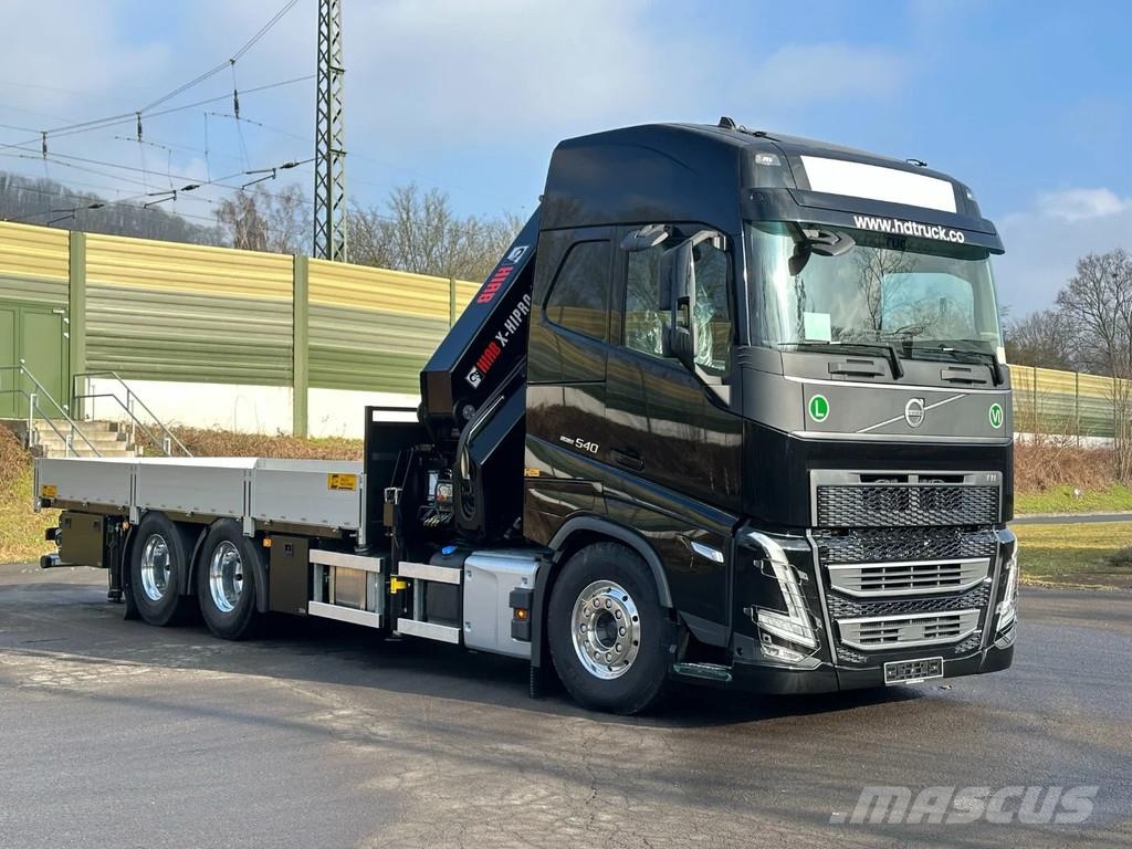 Volvo FH 540 Volvo FH540 6X4 E6/Retarder/Hiab548-8/Seilw Gru per tutti i terreni
