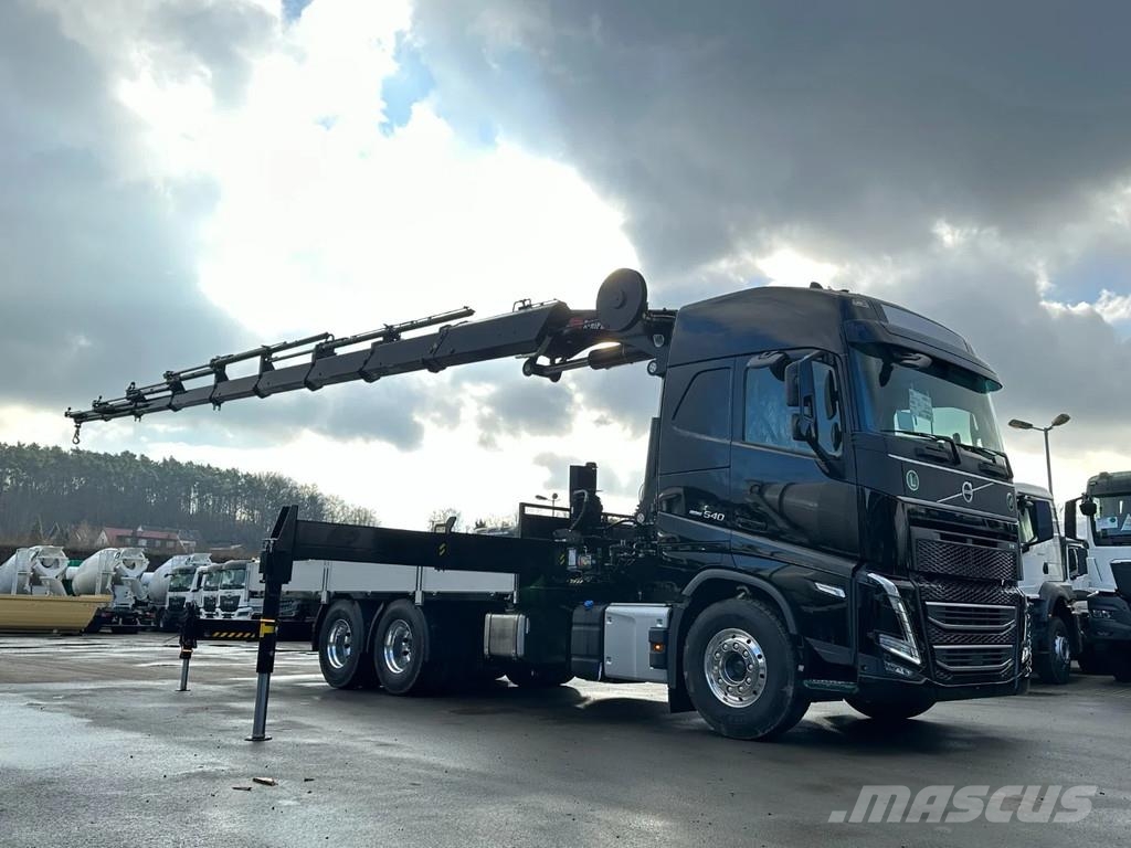 Volvo FH 540 Volvo FH540 6X4 E6/Retarder/Hiab548-8/Seilw Visureigiai kranai