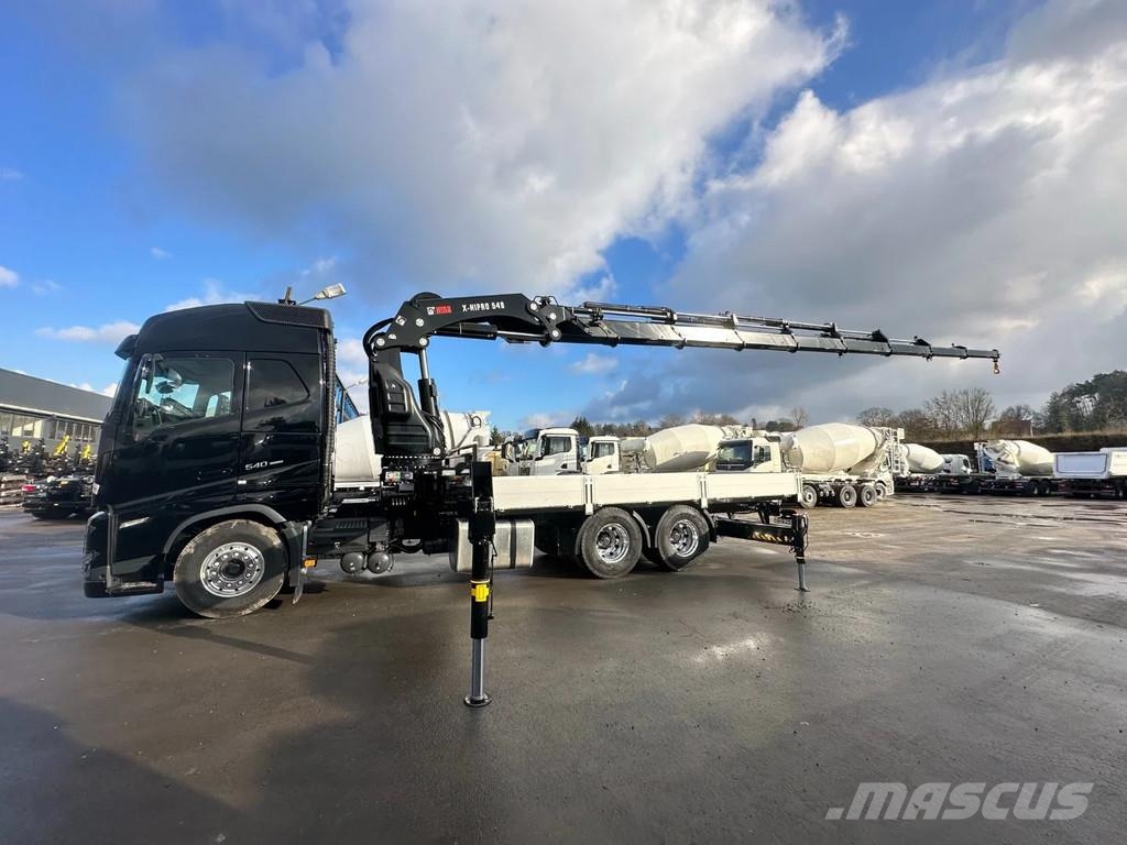 Volvo FH 540 Volvo FH540 6X4 E6/Retarder/Hiab548-8/Seilw Visureigiai kranai