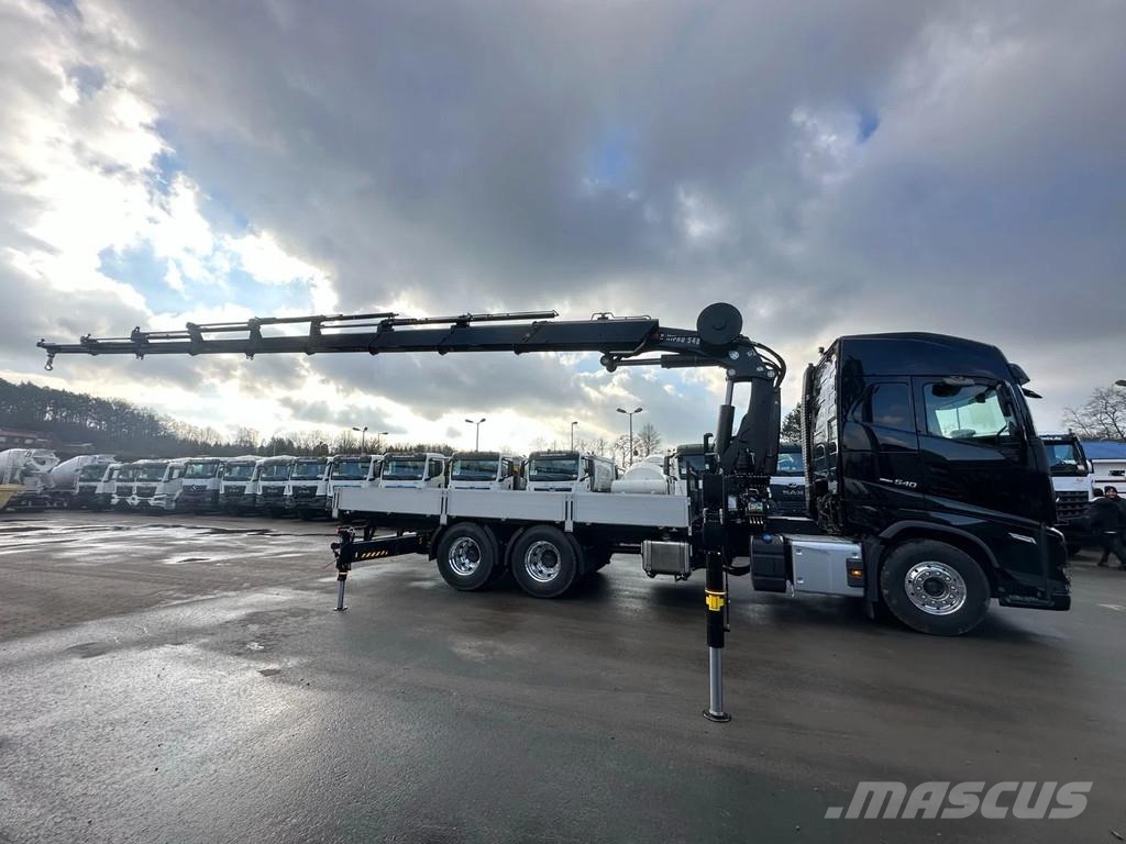 Volvo FH 540 Volvo FH540 6X4 E6/Retarder/Hiab548-8/Seilw Visureigiai kranai