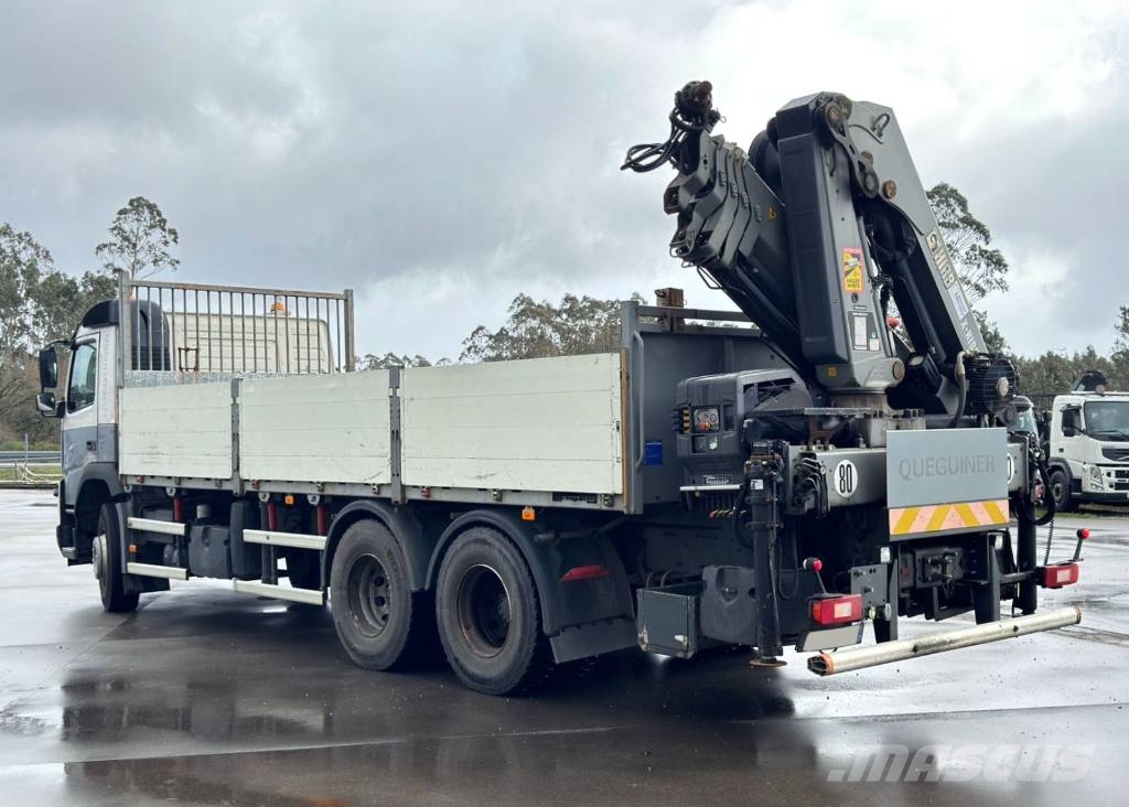 Volvo FMX 370 + Hiab 188 X-Hiduo Lastbil med lad/Flatbed