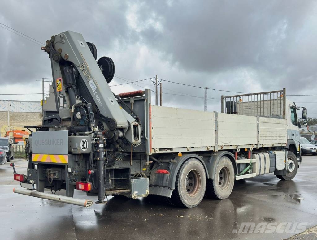 Volvo FMX 370 + Hiab 188 X-Hiduo Lastbil med lad/Flatbed