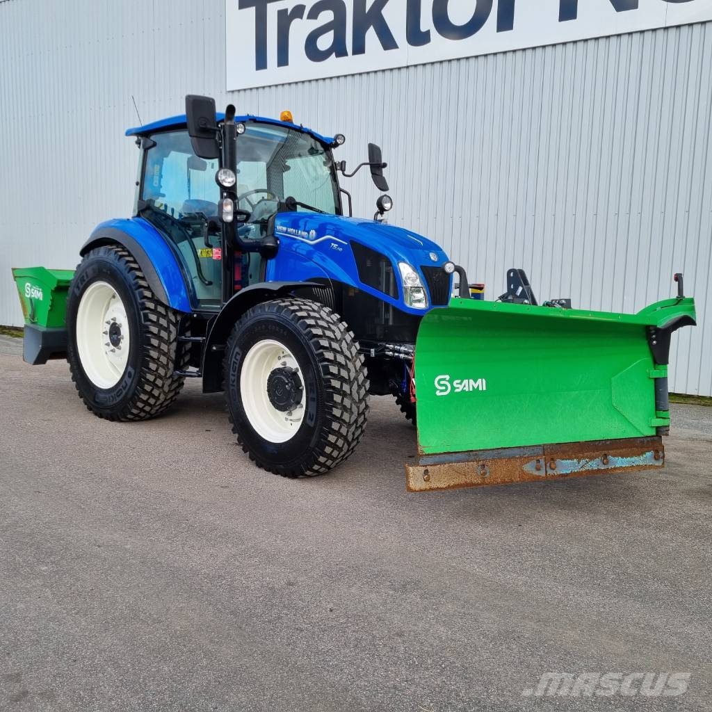 New Holland T5.110 DC, Snöutrustad Traktorji