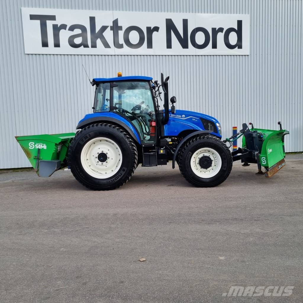 New Holland T5.110 DC, Steg V, Snöutrustad Trattori