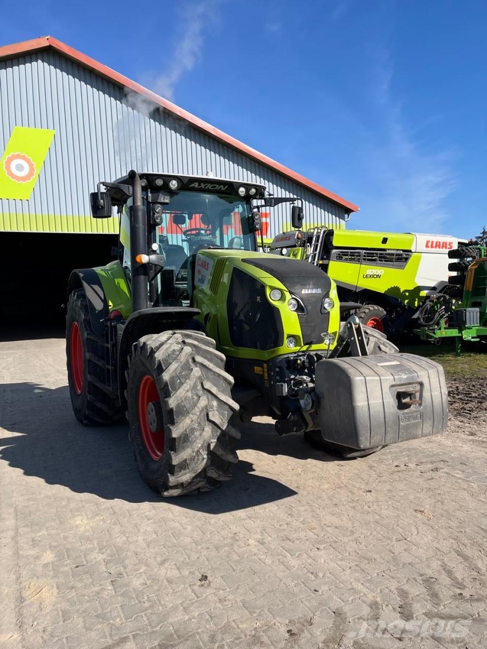 CLAAS Axion 850 CEBIS HEXASHIFT 트랙터