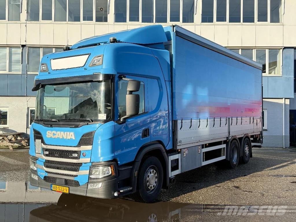 Scania P450 6X2 EURO 6 NGS 2500 KG ZEPRO LOAD LIFT 커튼사이더 트럭