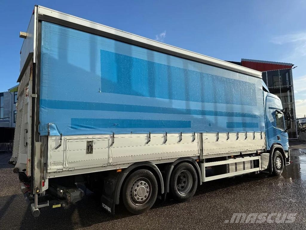 Scania P450 6X2 EURO 6 NGS 2500 KG ZEPRO LOAD LIFT 커튼사이더 트럭