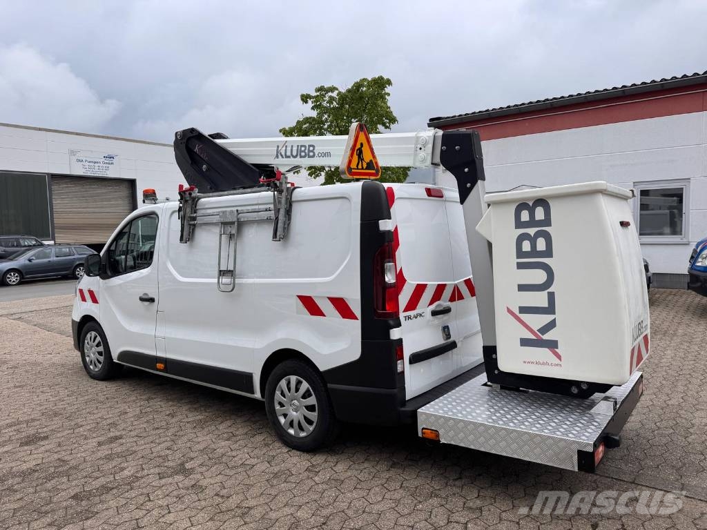 Renault Trafic L1H1 Hubarbeitsbühne Steiger Klubb KL 21B E 卡車裝載高空作業車