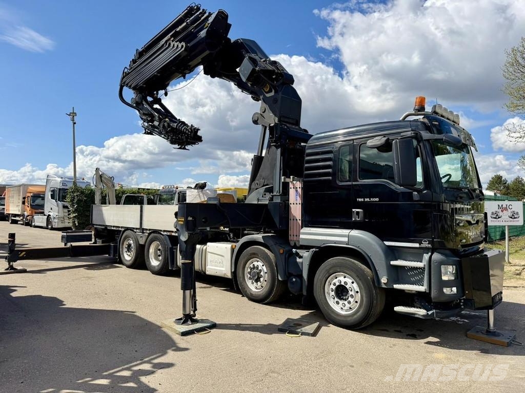 MAN TGS 35.500 8x2/4 + 43.5m PALFINGER PK 135.002 TEC7 All terrain cranes