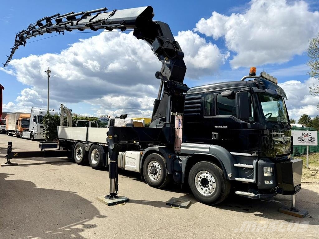 MAN TGS 35.500 8x2/4 + 43.5m PALFINGER PK 135.002 TEC7 All terrain cranes