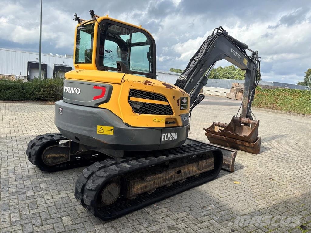 Volvo ECR88D tracked excavator, 3x buckets, A/C, 2014 ye 中型挖掘机