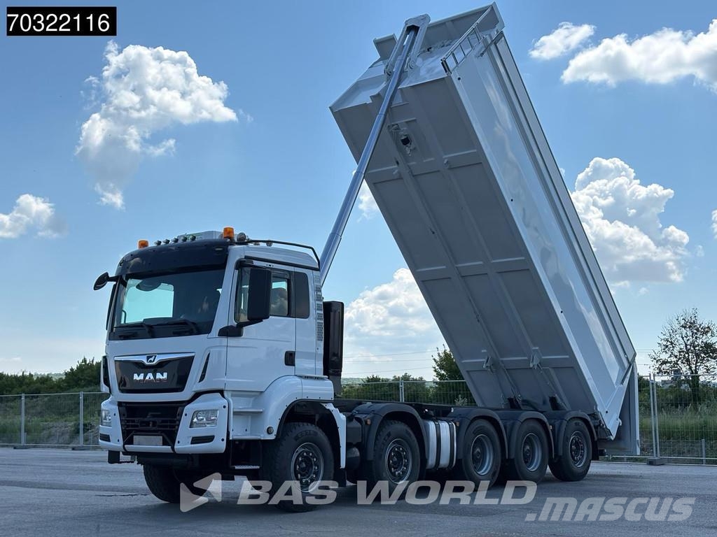 MAN TGS 35.460 TGS 10X4 Top Condition! 24m3 HYVA Tippe Savivarčių priekabų vilkikai