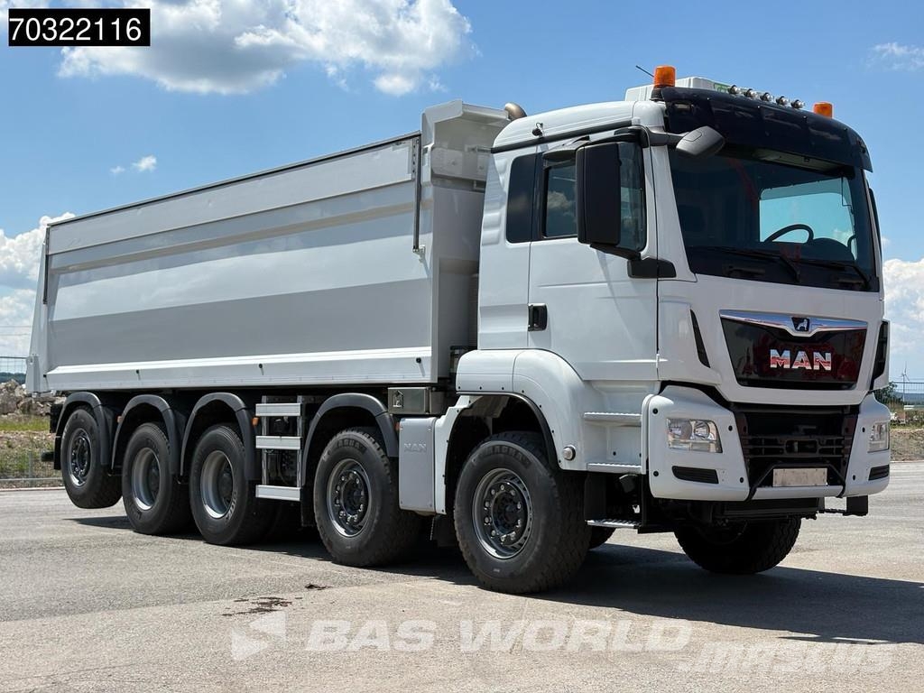 MAN TGS 35.460 TGS 10X4 Top Condition! 24m3 HYVA Tippe Savivarčių priekabų vilkikai