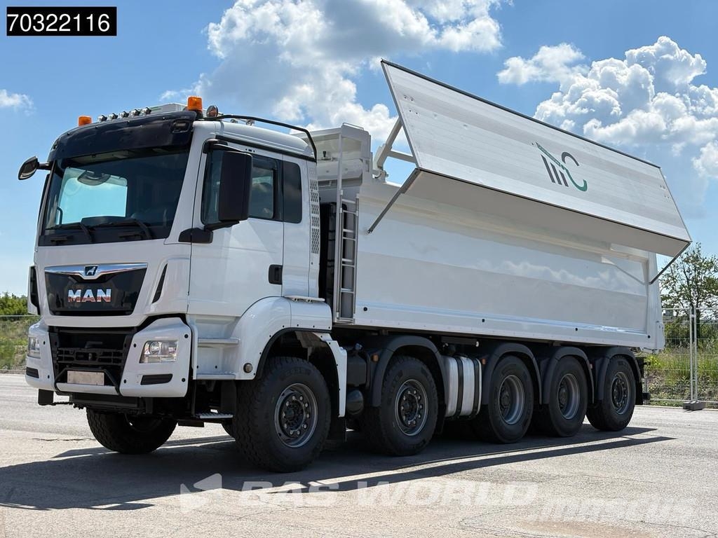 MAN TGS 35.460 TGS 10X4 Top Condition! 24m3 HYVA Tippe Savivarčių priekabų vilkikai
