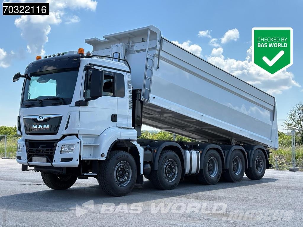 MAN TGS 35.460 TGS 10X4 Top Condition! 24m3 HYVA Tippe Savivarčių priekabų vilkikai