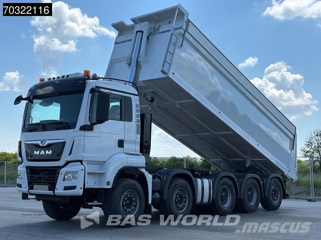 MAN TGS 35.460 TGS 10X4 Top Condition! 24m3 HYVA Tippe Savivarčių priekabų vilkikai