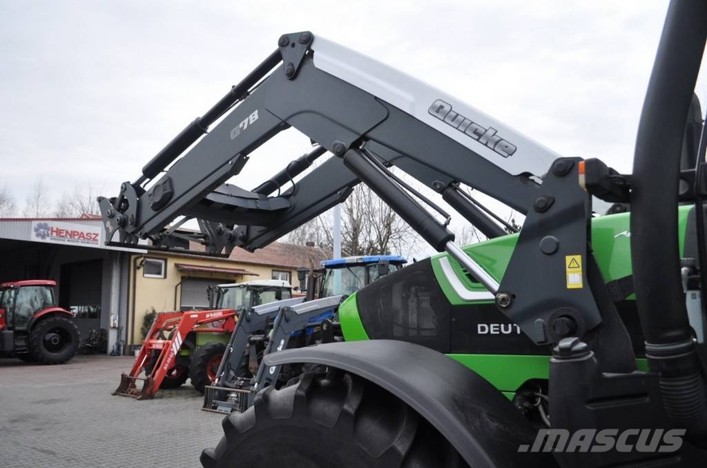 Deutz-Fahr AGROTRON 6160 P + QUICKE Q78 Tractoren