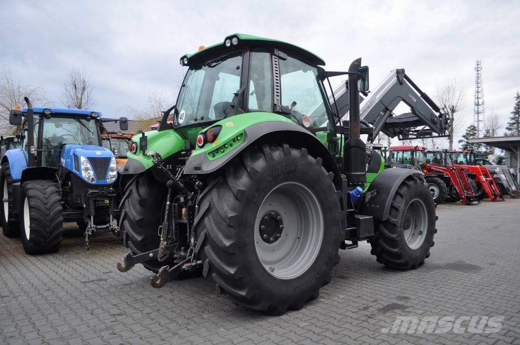 Deutz-Fahr AGROTRON 6160 P + QUICKE Q78 Tractoren
