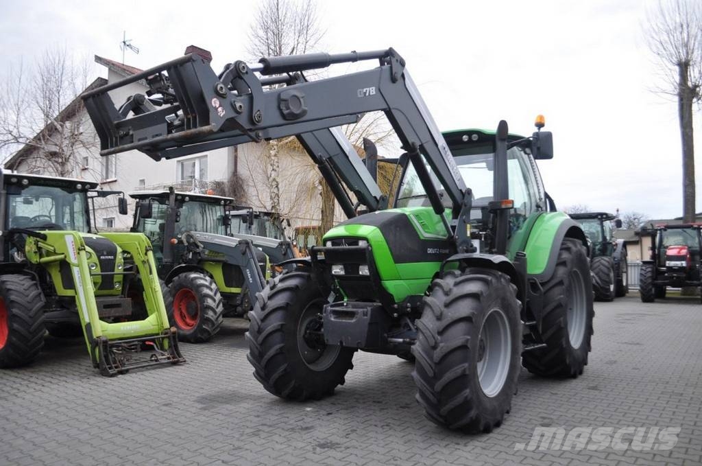 Deutz-Fahr AGROTRON 6160 P + QUICKE Q78 Tractoren